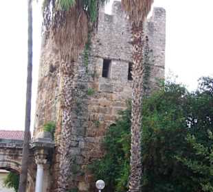 Stadt Antalya alte Stadtmauer