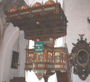 Kanzel aus dem Jahre 1579 