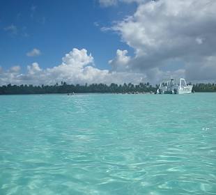 Sandbank vor Saona