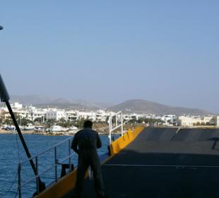 Ankunft Naxos
