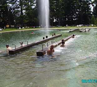 Idromassaggi nel lago artificiale