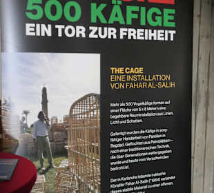 Installation THE CAGE in der ev. Stadtkirche