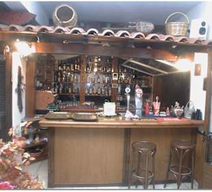 Innenansicht auf dem Thekenbereich.