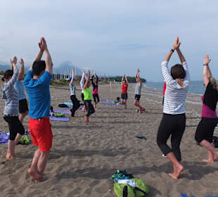 Yoga am Strand