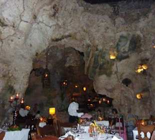 Restaurant in der Grotte