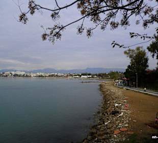 Blick aus der Altstadt über die Bucht von Side