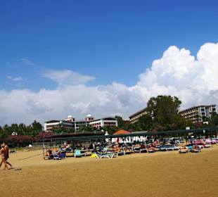 Vom Sunrise Richtung Kumköy-Evrenseki am Strand