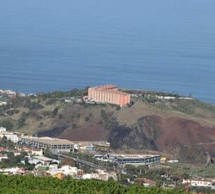Aussicht auf unser Hotel 
