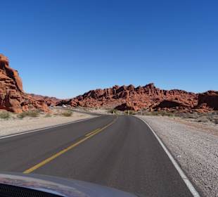 Im Valley of Fire unterwegs