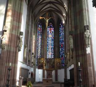 In der Marienkapelle mit Blick zum Altar