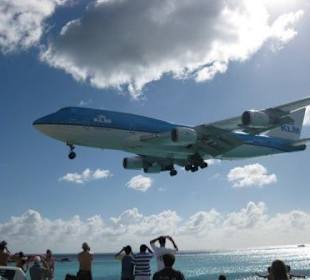 Einflugschneise Maho Beach