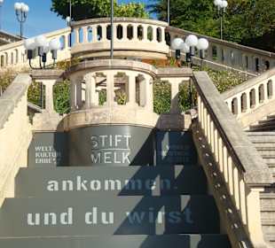 Treppe Richtung Parkplatz