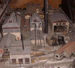 Modelleisenbahnanlage im Museo de Ron 