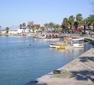 Hafen von Side im Januar