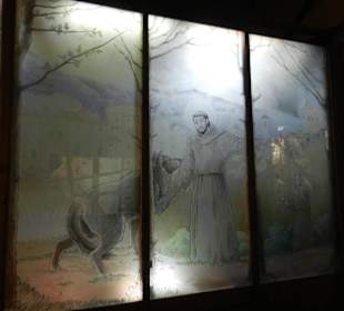 Glaserne Scheune - Glasbild 