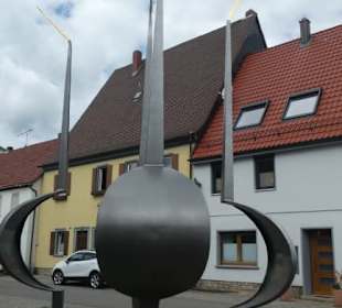 Der Vögelein-Brunnen in Nordheim am Main