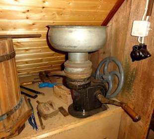 Handmühle in der Ausstellung