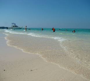 Piękna plaża Bamboo Island
