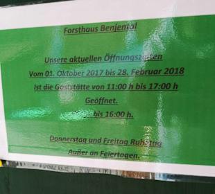 Öffnungszeiten