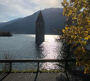 Kirchturm im Reschensee