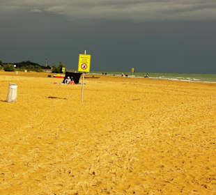 Freier Strandbereich ohne Hund