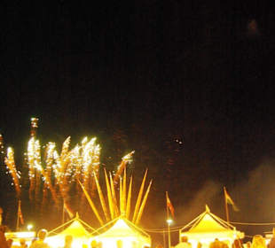 Das Abschlussfeuerwerk im Bild