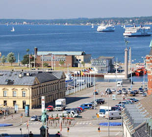 Blick vom "Kärnan" auf den Öresund