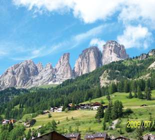 Langkofel von Campitello aus gesehen
