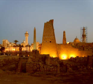 Luxortempel bei Sonnenuntergang