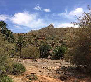 Im flussbett des rio palma