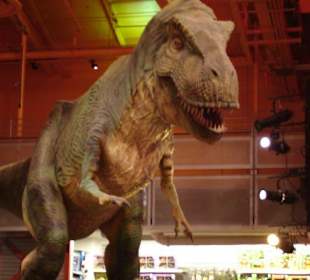 Lebensgrosser Dino