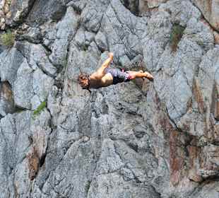 Bootstour vom Strand aus