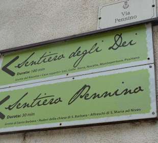 Einstieg in den Götterweg