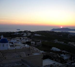 Sonnenuntergang in Pyrgos