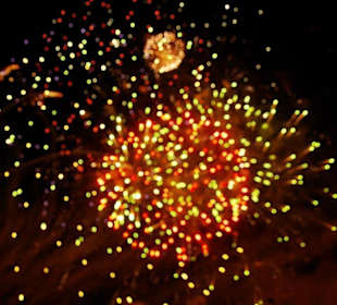 Das Abschlussfeuerwerk im Bild