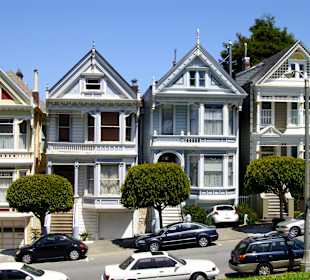 Painted Ladies am Alamo Square