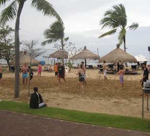 Volleyball an der Promenade