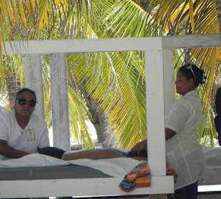 Masssage am Strand Saona