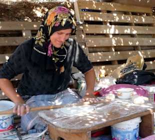 Leckeres Gözleme auf dem Weg zum Canyon