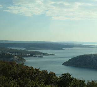 Blick auf Bakar und Bucht von Bakar