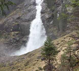 Perspektive auf den Wasserfall