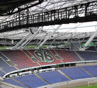 Blick vom Oberrang der Osttribühne