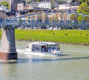 Schiff-Fahrt auf der Salzach