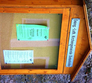 Info-Kasten Kirche