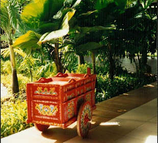 bunter Handkarren aus Sarchi