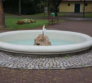 Springbrunnen vor dem Musikpavillon