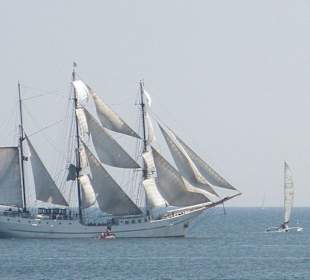 Segelschiff vor Helgoland