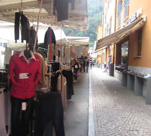 Wochenmarkt in Morbegno