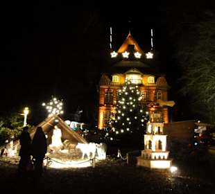 Krippe vor dem Schloss Ritzebüttel