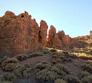 Wanderweg in den Calderas